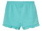 Turquoise meisjes shorts, casual stijl.