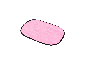Roze dekentje voor Bayer Design poppenwagen met zwarte bies.