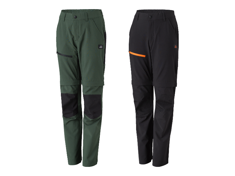 CRWVT omkeerbare broeken, groen en zwart.