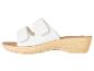 Witte plateau sandalen met klittenbandsluiting.