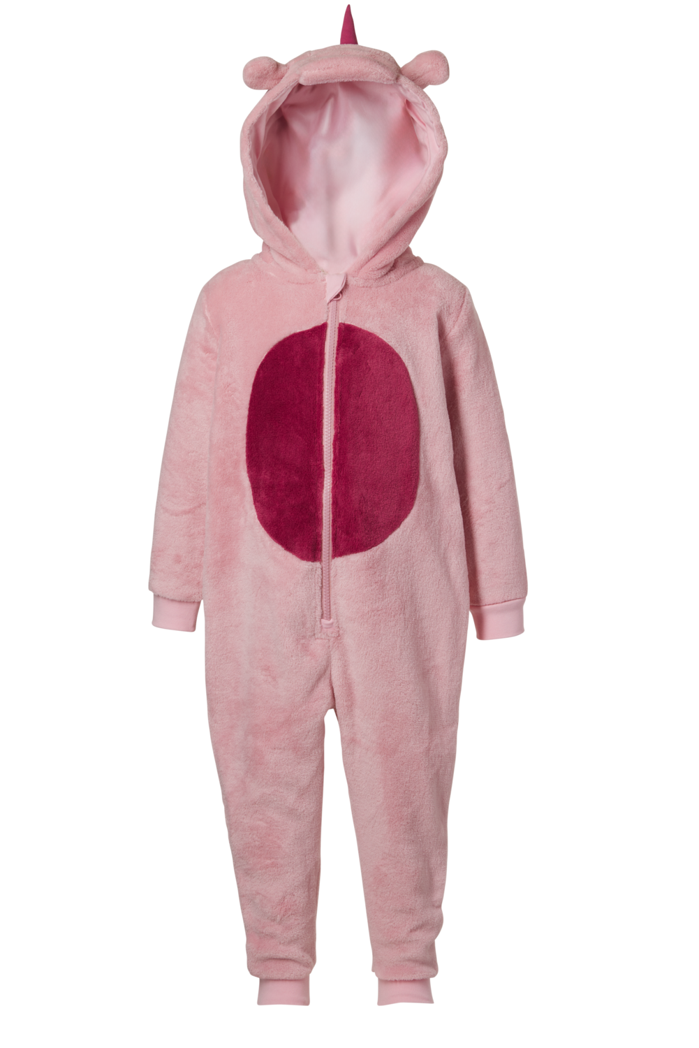 LUPILU Kinder pluche onesie (Lichtroze, 122/128)