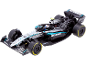 Speelgoedmodel van een zwarte Formule 1-raceauto.