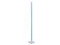 Witte vloerlamp met blauw LED-licht