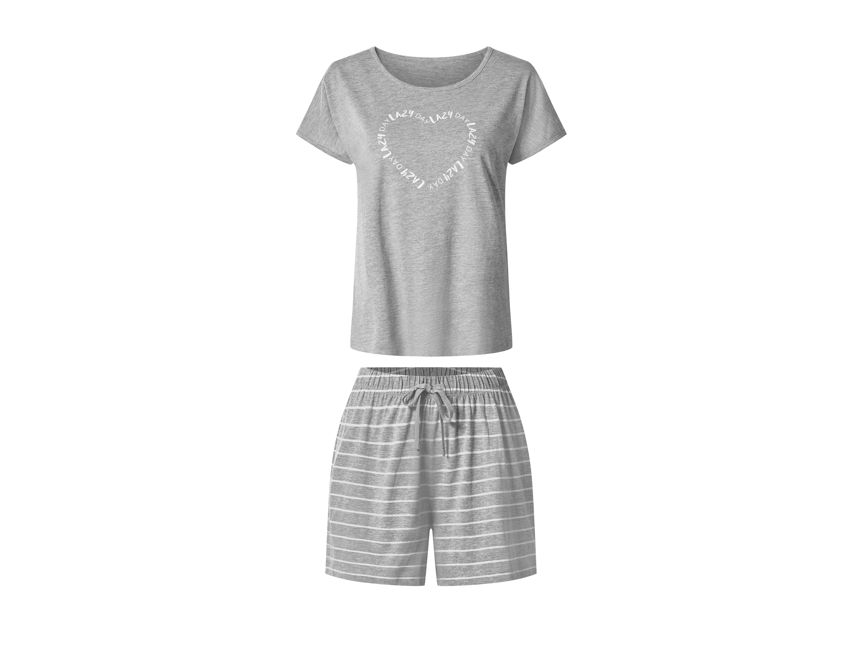 esmara Korte dames pyjama (Grijs, M (40/42))