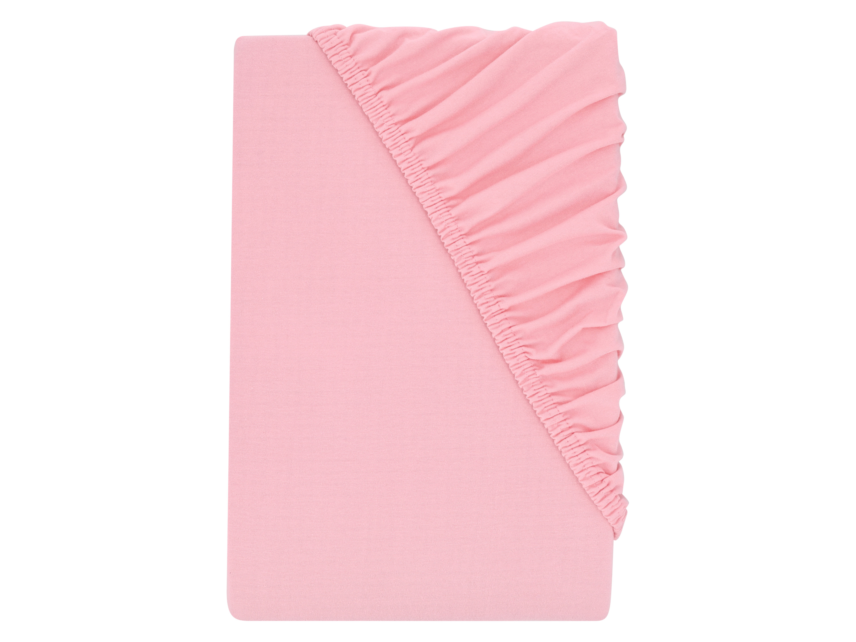 LIVARNO Jersey hoeslaken 180-200 x 200 cm (Lichtroze)
