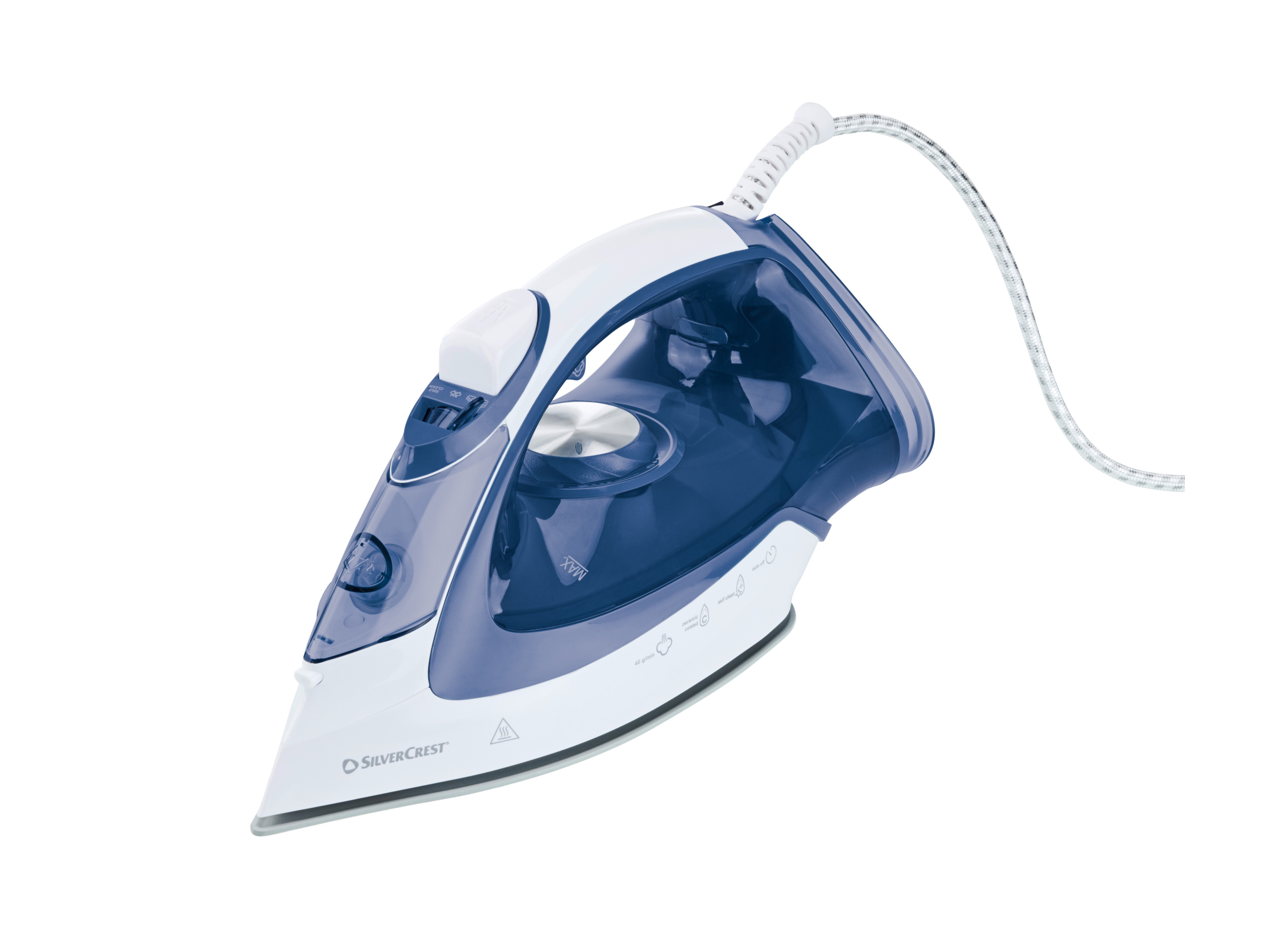 SILVERCREST Stoomstrijkijzer (Blauw) afbeelding