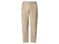 Beige heren cargobroek met zijzakken.