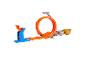 Hot Wheels speelset met looping, Bigfoot-lanceerder en doelbekers