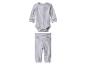 Grijze babykleding set met romper en broek