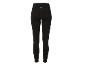 Zwarte sportlegging voor dames met een klein reflecterend logo op de achterste tailleband.