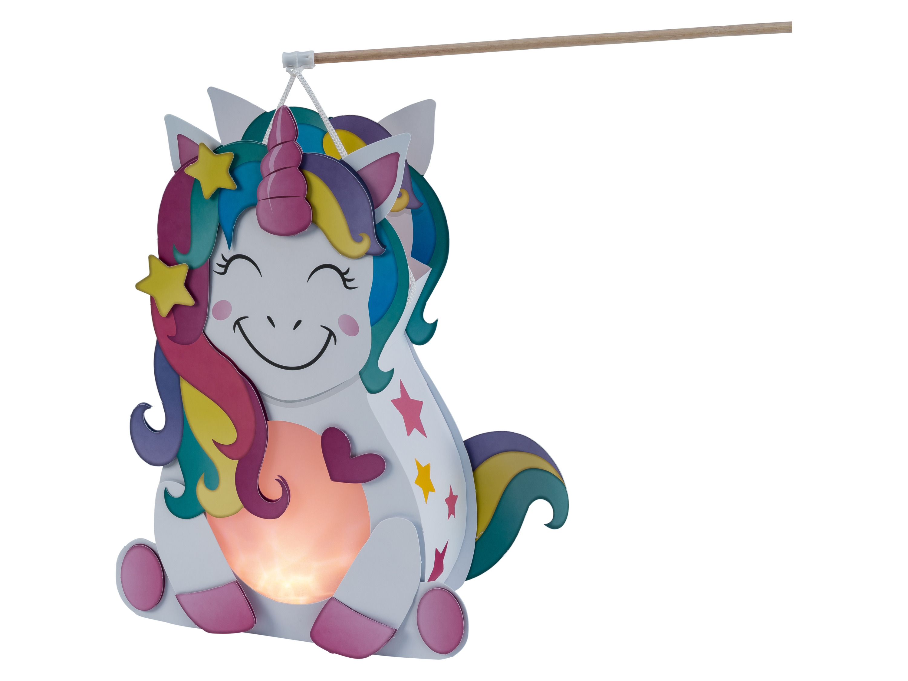 CRELANDO Lampion knutselset (eenhoorn)