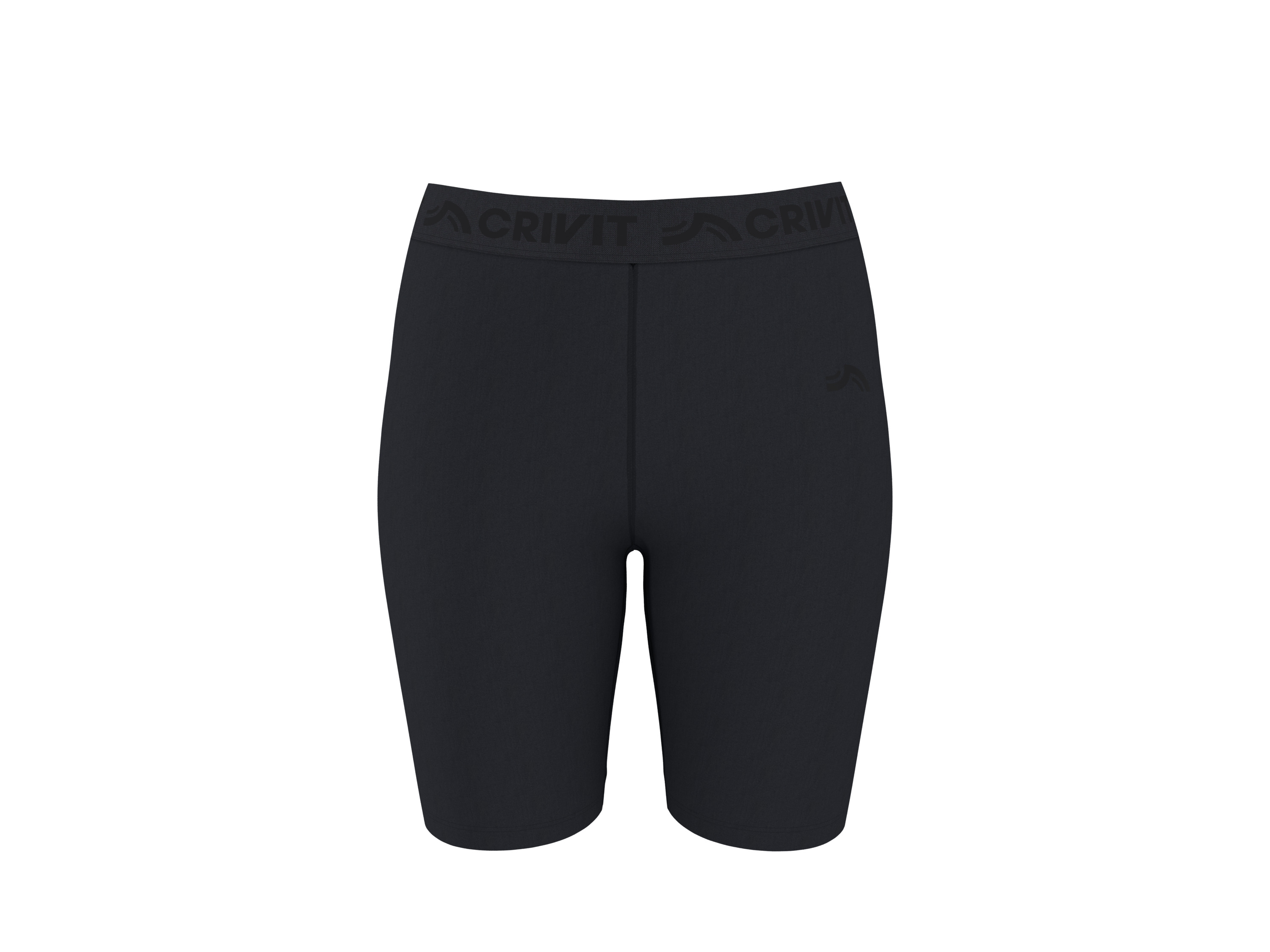 CRIVIT Dames biker shorts met koeltechnologie (Zwart, S (36/38))