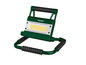 Een groene Parkside LED-werklamp met een handvat.