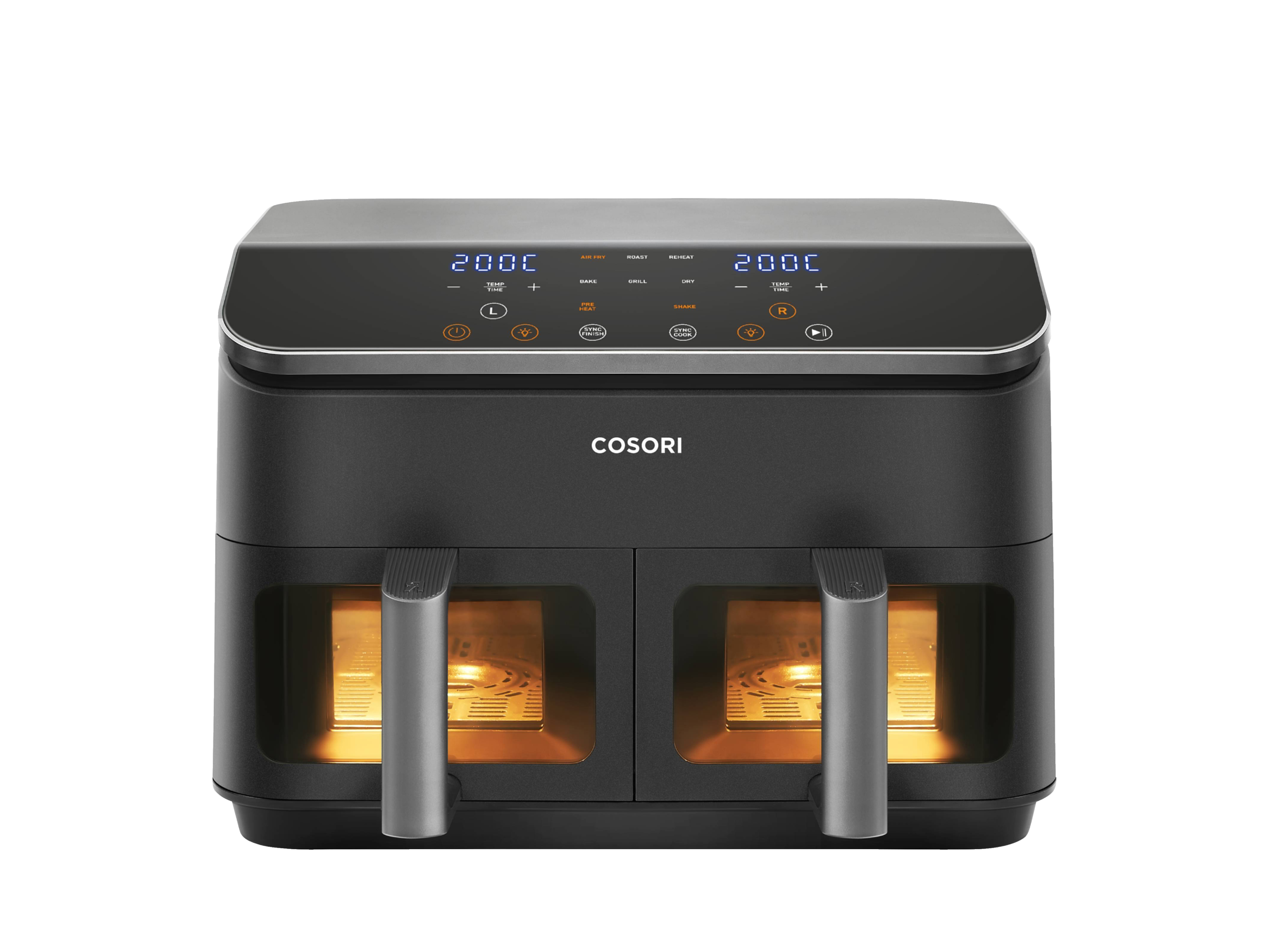 COSORI Dubbele airfryer 2x 4,25 L CAF-R901-AEU