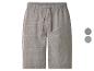 Grijze linnen shorts met verstelbaar trekkoord in de taille.