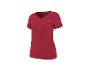 Rood dames sportshirt met V-hals