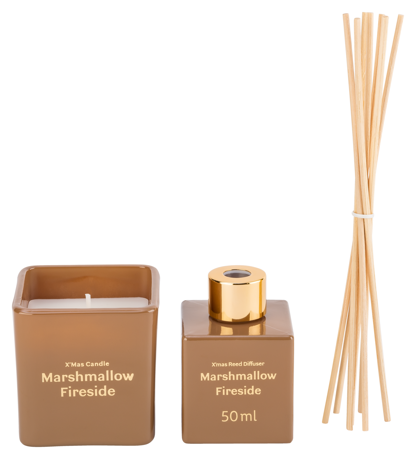 LIVARNO Geurkaars en geurstokjes, 50 ml (Bruin)