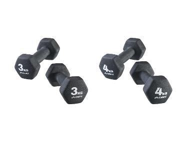 CRIVIT Hexagon dumbbells