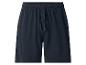 Donkerblauwe shorts met trekkoord in de taille