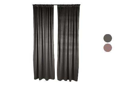 LIVARNO® Velours gordijnen 135 x 254 cm