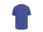 Blauw sport-T-shirt met korte mouwen, achterkant