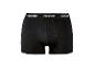 Zwarte boxershorts met elastische tailleband met witte tekst