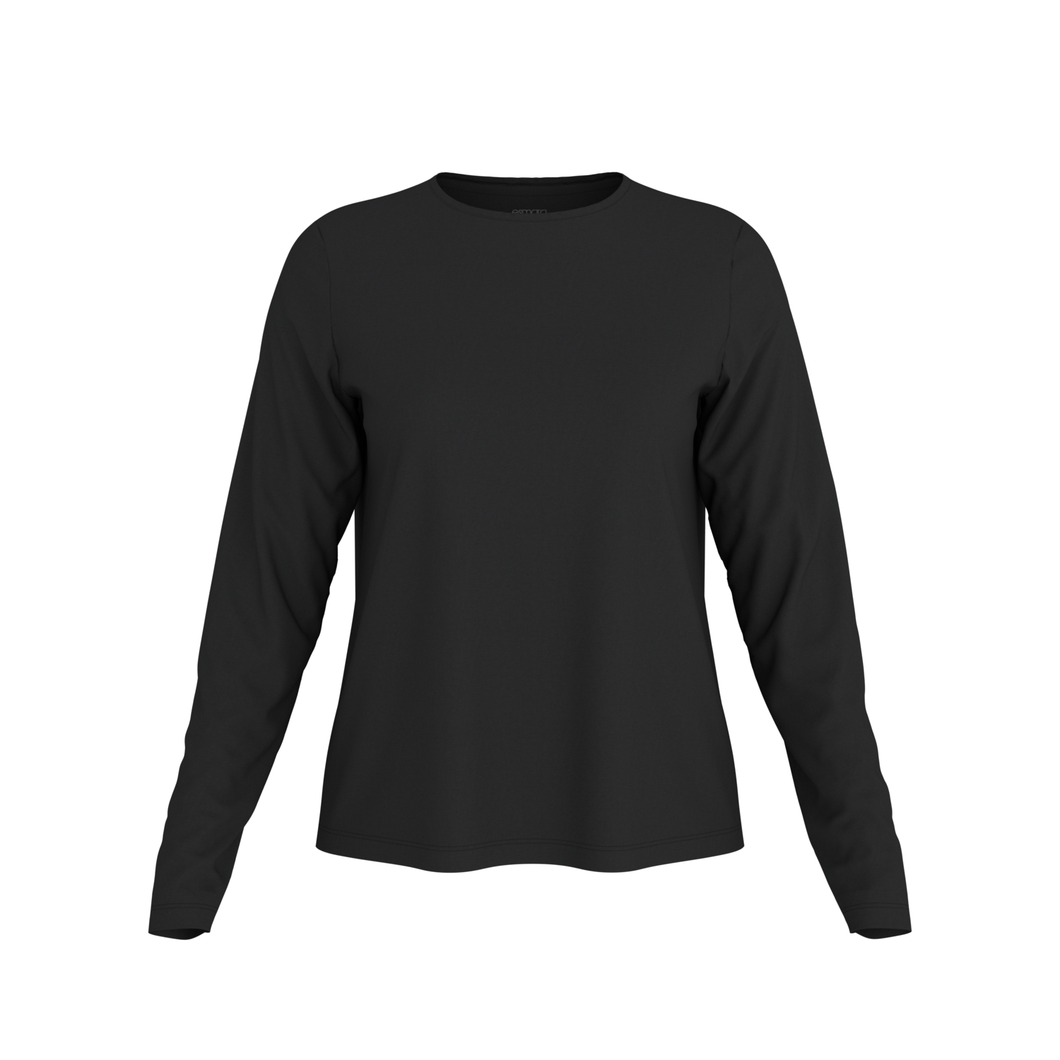 ESMARA Dames longsleeve (Zwart, M (40/42))