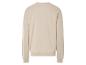 Beige effen sweater, achterkant.