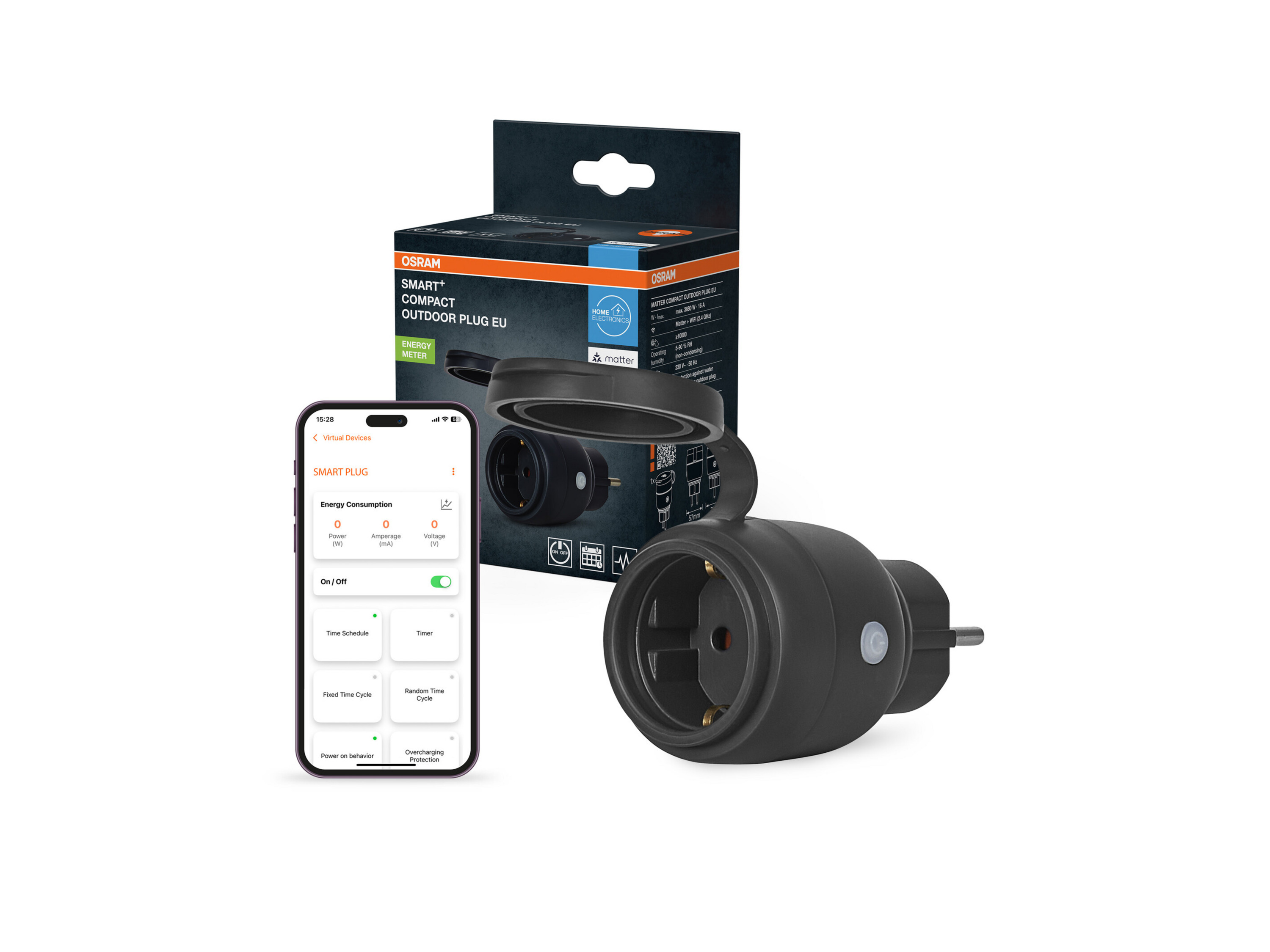 OSRAM slim wifi Matter stopcontact voor buiten