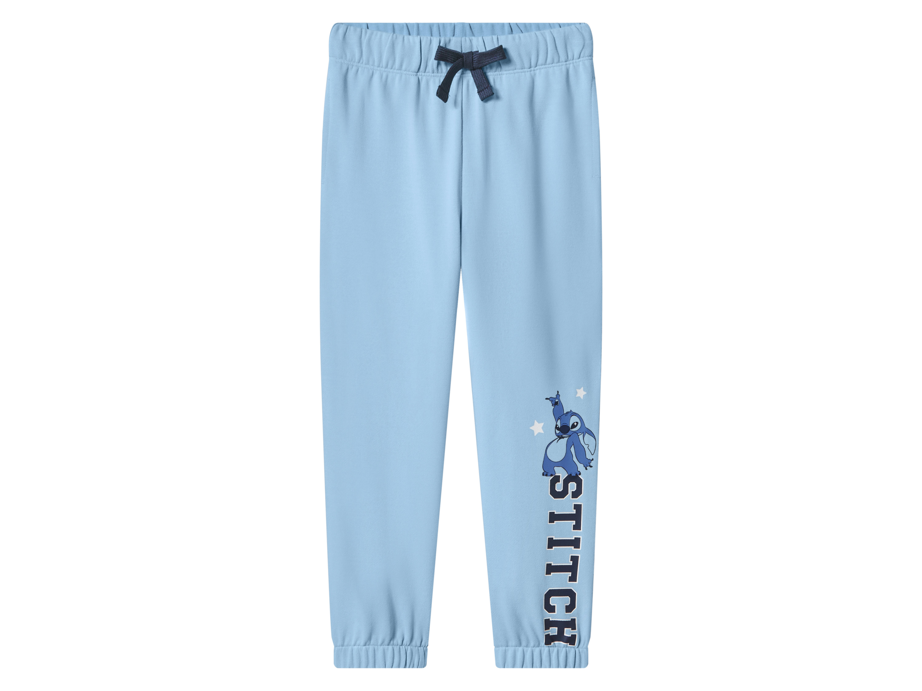LUPILU Kinder joggingbroek (Stitch/lichtblauw, 122/128)