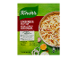 Verpakking van Carbonara spaghettibasis, met een afbeelding van bereide carbonara en ingrediënten.