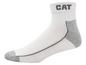 Witte CAT sokken met grijze accenten.