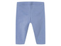 Blauwe leggings voor baby's.