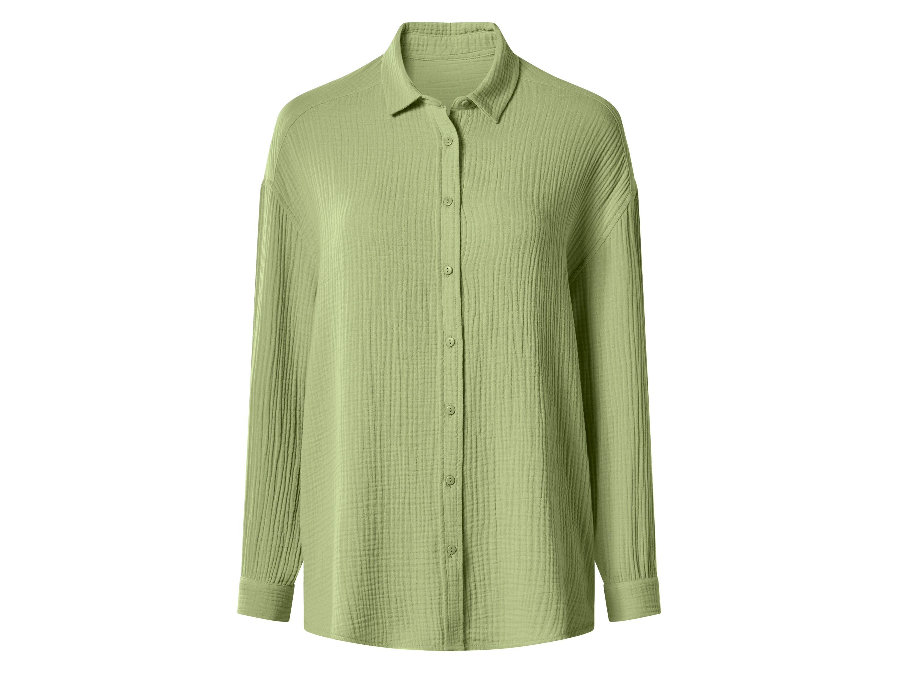 ESMARA Dames mousseline blouse (Groen, S (36/38))