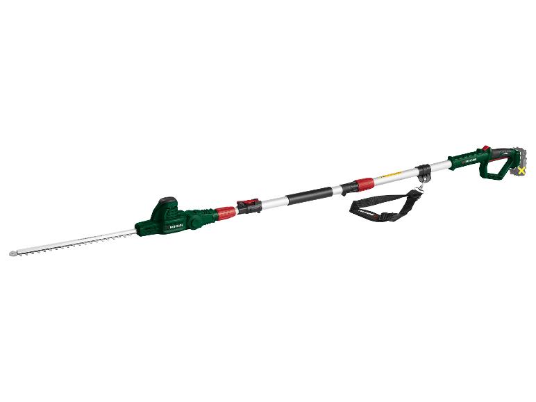 Parkside telescopische heggenschaar: tuingereedschap voor het snoeien van hagen.