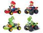 CARRERA Mario Kart speelgoedkarts en -quads met Mario en Yoshi