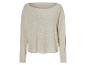Beige longsleeve trui, wijde pasvorm.