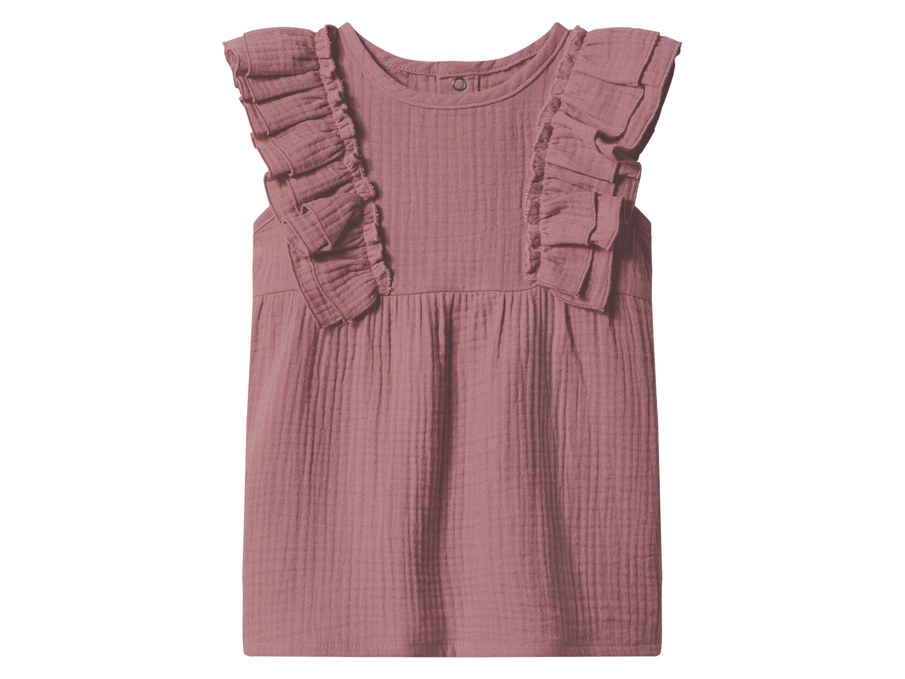 lupilu Mousseline baby jurk (Lichtroze, 50/56)