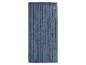Blauwe handdoek met strepen.
