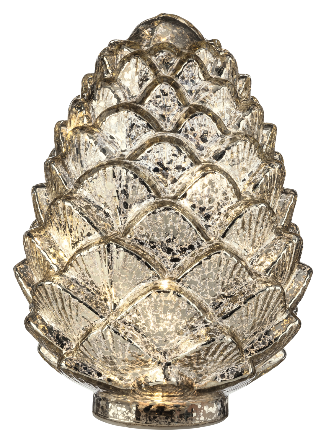 LIVARNO Glazen LED-decoratie (Dennenappel)