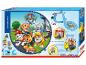 Carrera First racebaan met Paw Patrol voertuigen, inclusief Chase en Rubble.