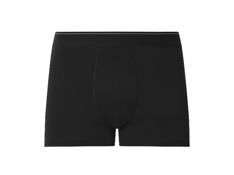 Zwarte herenboxershort met grijze tailleband