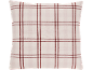 Plaid met rood geruit patroon