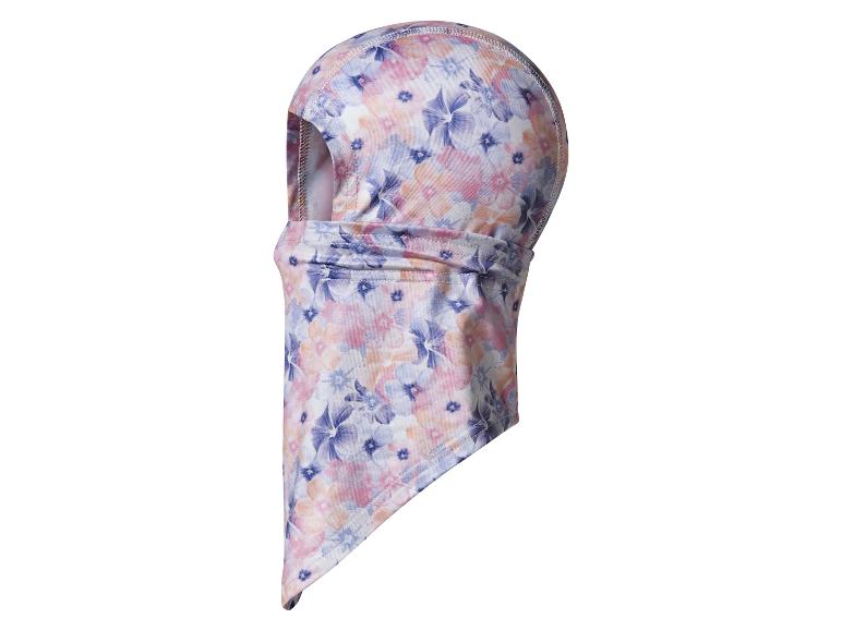 Kinderbalaclava met kleurrijke bloemenprint