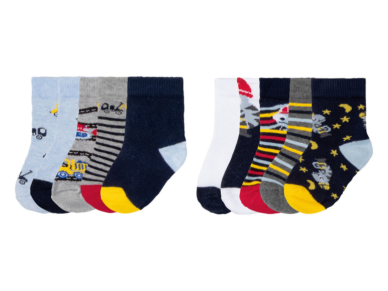 Ga naar volledige schermweergave: lupilu® Babyjongens sokken, 5 paar, met bio-katoen - afbeelding 1