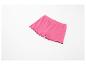 Roze shorts met ruffle.