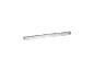 Lange, witte, waterdichte LED-lamp met transparante kap
