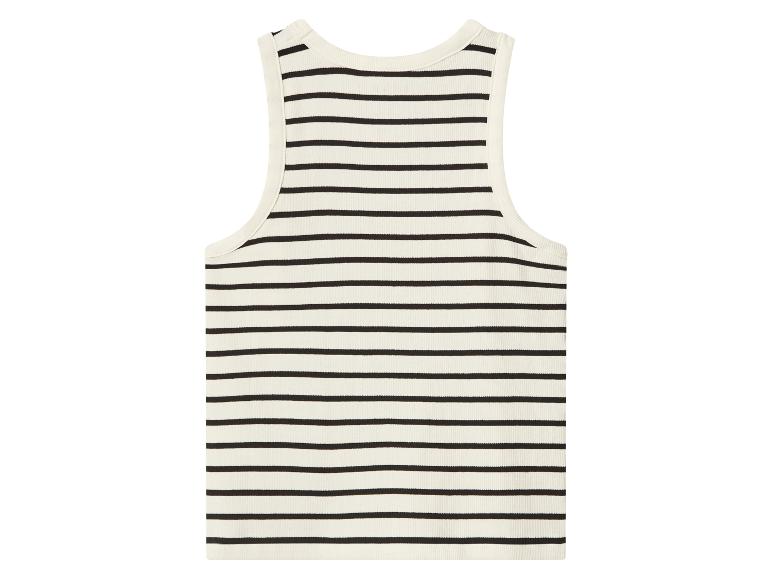 Gestreept hemdje in wit en zwart.