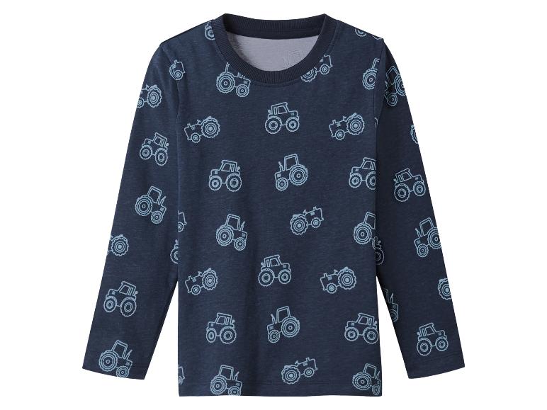Kinder longsleeve met tractorprint.