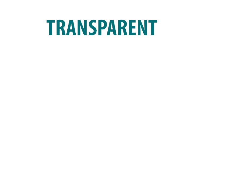 Tekst: Transparant